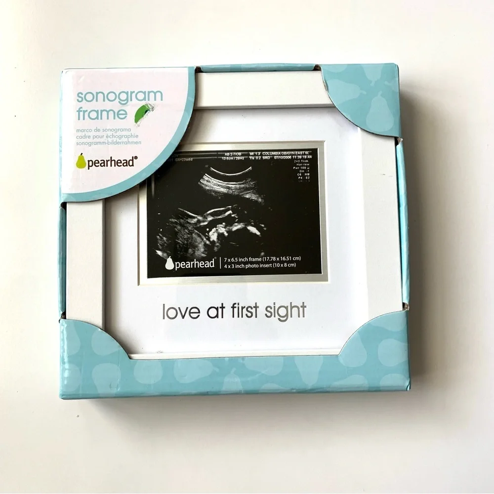 NWT Pearhead Ultrasound Picture Sonogram Frame “Love at First Sight”